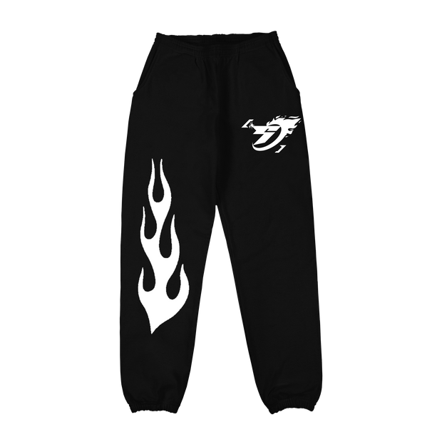 SKUDDRA WHITE CHAOTIC SWEATPANTS