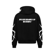 BLACK RECKLESS DREAMER ZIP HOODIE