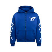 SKUDDRA BLUE OCEAN ZIP HOODIE
