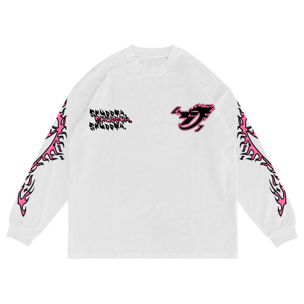 FIREOTIC WHITE SWEATSHIRT