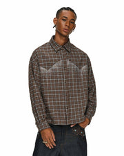 Rhinestone Plaid Shirt