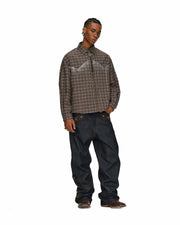 Rhinestone Plaid Shirt