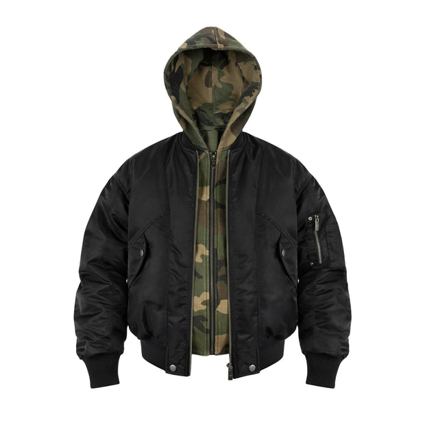 Reversible Camouflage Layered-Style Bomber