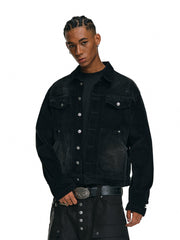 Corduroy Distressed Washed Jacket