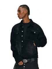 Corduroy Distressed Washed Jacket
