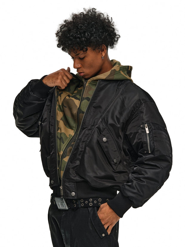 Reversible Camouflage Layered-Style Bomber