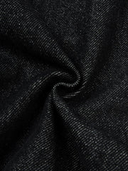 Stacked Black Denim Jeans